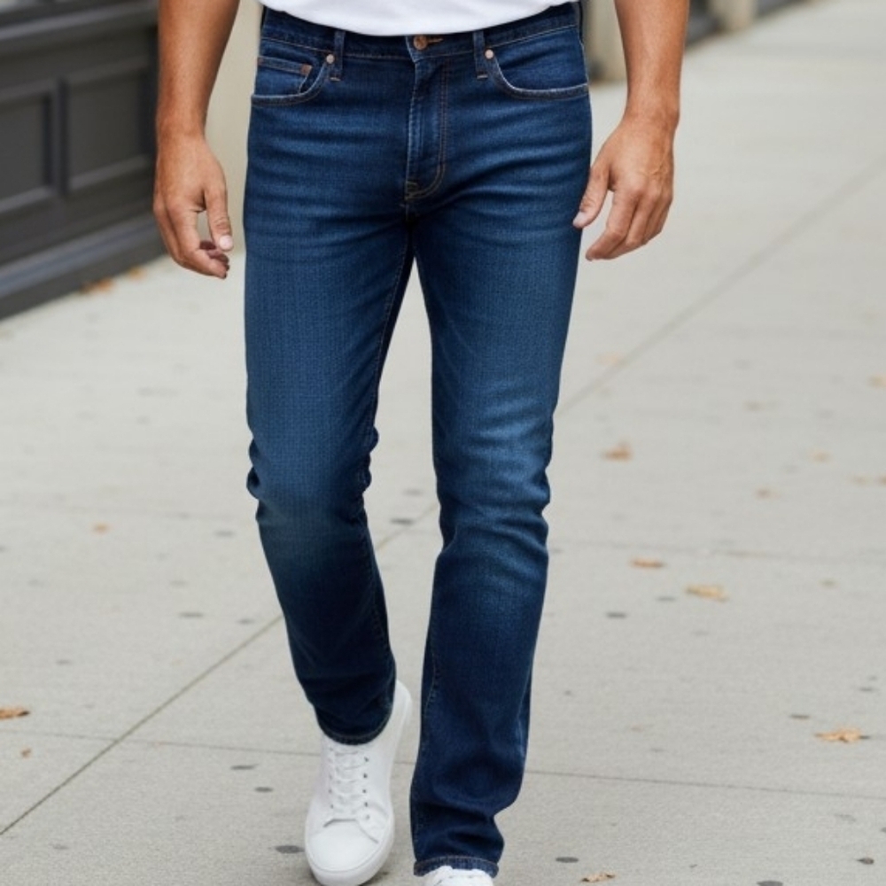 Cremieux -NWOT, Blue Jeans W/Stretch 1% Spandex, Dark Wash,Stright Legg, 42 X 30 - Picture 1 of 10